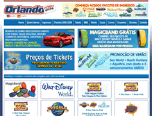 Tablet Screenshot of orlandoticketsonline.com.br